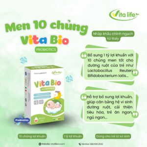 men 10 chủng vita vio có gì dặc biệt